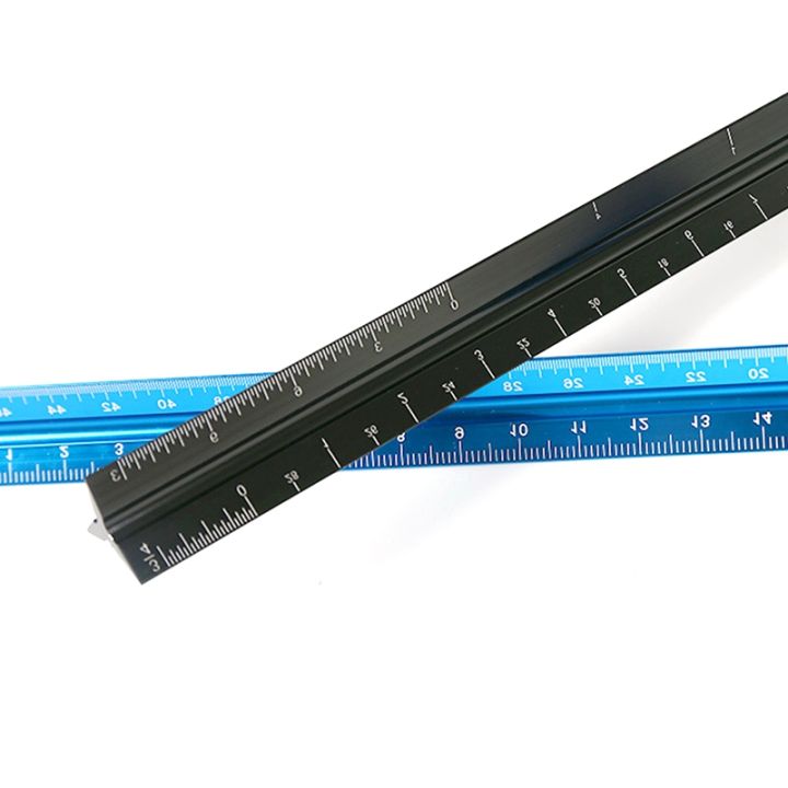 architectural-scale-ruler-12inch-aluminum-architect-scale-triangular-scale-scale-ruler-triangle-ruler-drafting