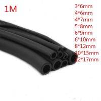 Length 1M black color NBR hose oil resistance nitrile rubber hose soft NBR rubber hose NBR tube 3mm-12mm