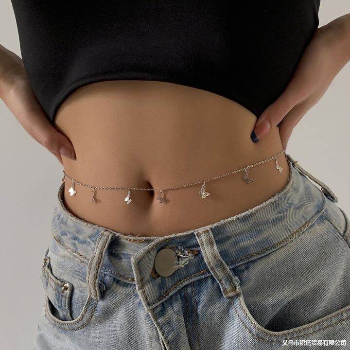 cod-european-and-cross-border-temperament-simple-ins-hollow-butterfly-waist-chain-retro-thin-body