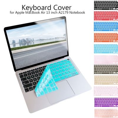 Silicone Soft Waterproof Laptop Keyboard Cover Protective Film for Apple MacBook Air 13 inch (A2179) Laptop Keyboard Skin Case