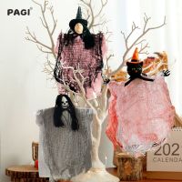 [A Decoration]ตกแต่งตุ๊กตาผ้าคลุมหน้าฮาโลวีน Shalloween Party Home Decors Ghost Pumpkin Black CatToys ของขวัญแม่มดจี้แขวน