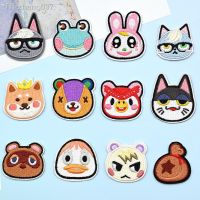 Cute Game Characters Embroidery Patches For Clothing Accessories Bears Animal For Crossing Patch Kawaii Emblem Stick-on Badge