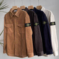 【Top Grade】Compass Badge Thickened New Retro Loose Tooling Jacket Corduroy Casual Jacket