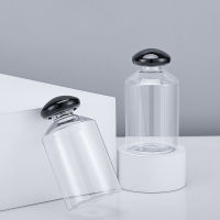 200ml Sub-bottling 200ml Sub-bottling Plastic Sub-bottling Transparent Sub-bottling Mushroom Head Sub-bottling Sub-bottling Bottle Sloping Shoulder Bottle Refillable Bottle Makeup Bottle Makeup Tool Accessories