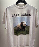 Vintage Tee EPIDE LAZY กระดูกฤดูร้อนใหม่รอบคอ Giant Panda พิมพ์กราฟิก T เสื้อแฟชั่นหลวมผู้ชายผู้หญิง1:1แขนสั้น