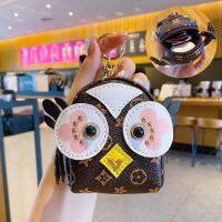 Cartoon Owl Purse Women S Mini Minimalist Key Case