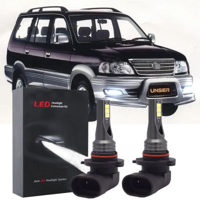 ชุดหลอดไฟตัดหมอกฮาโลเจน LED แบบเปลี่ยน สําหรับ Toyota REVO ZACE UNSER 1999 2000 2001 2002 2003 2000 2001 6000K 2PCS