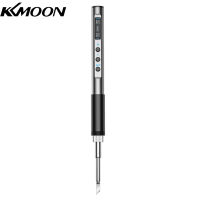 KKmoon เครื่องเชื่อมเหล็กไฟฟ้าอัจฉริยะแบบพกพา65วัตต์อุปกรณ์เชื่อมสายไฟจอแสดงผล OLED ที่อยู่อาศัยโลหะ CNC หัวแร้งบัดกรี