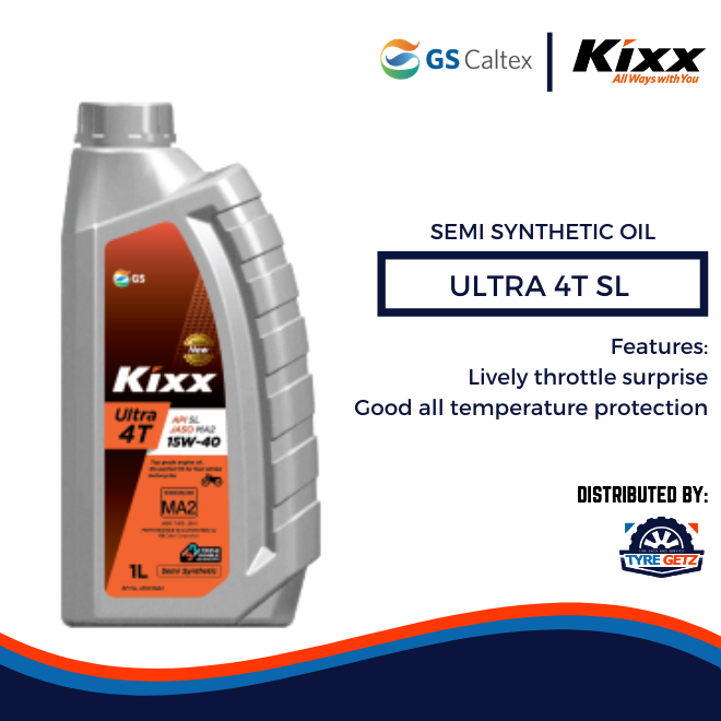 KIXX ULTRA 4T 20W50 SL SEMI SYNTHETIC MOTORCYCLE OIL [1L] Lazada PH