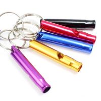 Emergency Whistling Self Defense Keychain Mini Aluminum Alloy Camping Hiking Survival Kit Outdoor EDC Tools for Men Women Survival kits