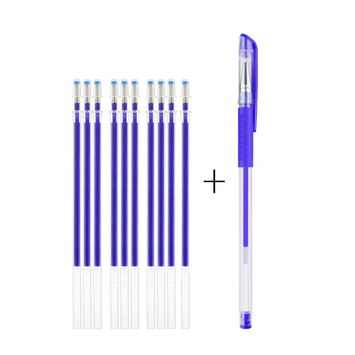 10Pcs Heat Erasable Pen DIY Cross Stitch Fabric Marker Pen Temporary Marking Tailor Chalk Fabric Craft DIY Sewing Accessories