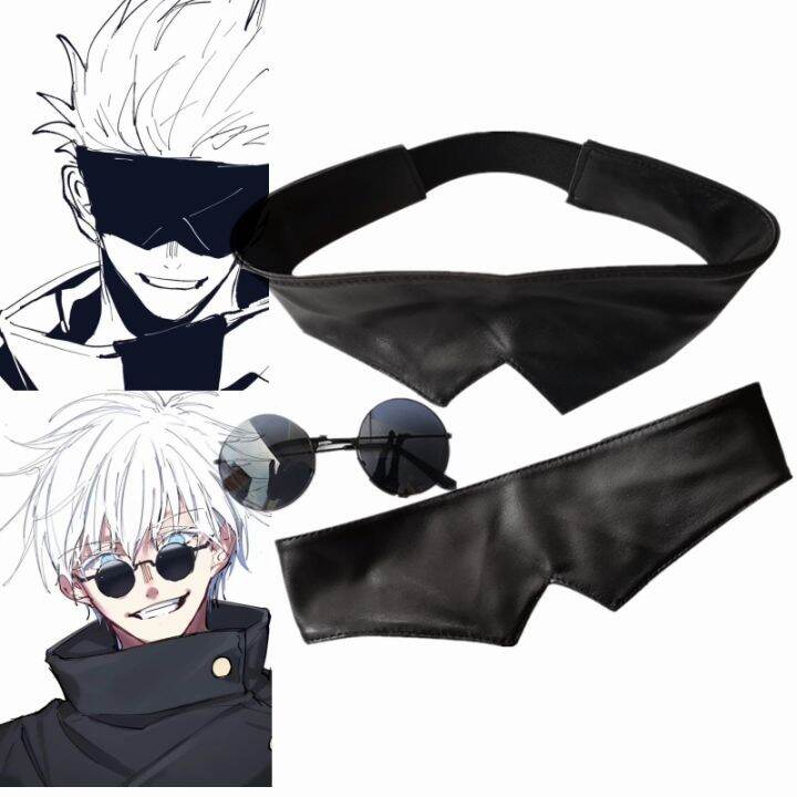 【CW】 Anime Jujutsu Kaisen Gojo Satoru Same Eye Sunglasses Eyeglasses ...