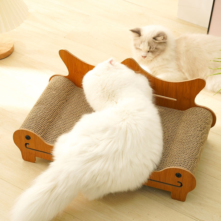 ที่ลับเล็บแมว-ของเล่นแมว-โซฟาแมว-กระดาษลับเล็บ-กระดานลับเล็บแมว-ที่นอนแมว-บ้านแมว