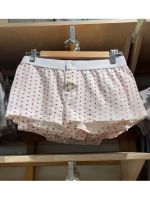 Casual Women Soft Cotton Front Buttons Shorts 2023 Summer Vintage Low Waist Female Chic Bottoms