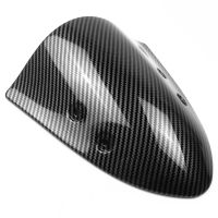 Black Carbon Fiber Motorcycle Windscreen Windshield Flyscreen Fit for Kawasaki ER-6N ER6N 2012-2014 Windshield Deflector