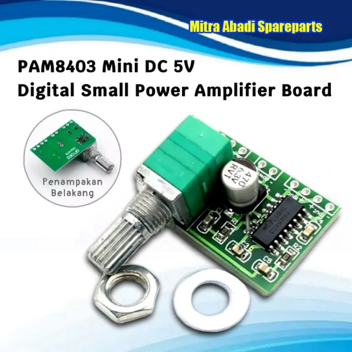 MODUL PAM 8403 MINI DC 5V DIGITAL SMALL POWER AMPLIFIER BOARD SPEAKER