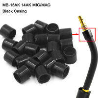 2ชิ้น MB-15AK 14AK Migmag สไตล์ยูโรเชื่อมปืนคอห่านโค้งสีดำปลอกแทนที่ส่วน