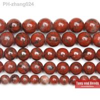 9th Aug Natural Stone Sesame Red Jasper Round Loose Beads 15 Strand 6 8 10 12MM Pick Size For Jewelry Making