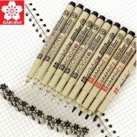 ปากกาหมึก Pigma Micron  สีดํา สําหรับวาดภาพ สินค้าพร้อมส่ง