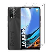 ❒✙┋ (2 2) For Xiaomi Redmi 9T (2pcs) Camera Lens Film (2pcs) Protective HD Clear Guard Screen Protectors Tempered Glass