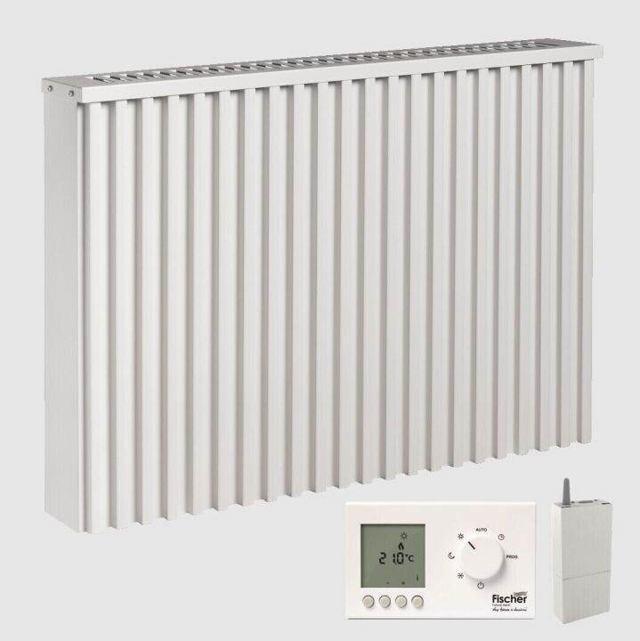 1.1KW Fischer Electric Clay Core Radiator Storage Heater Wireless