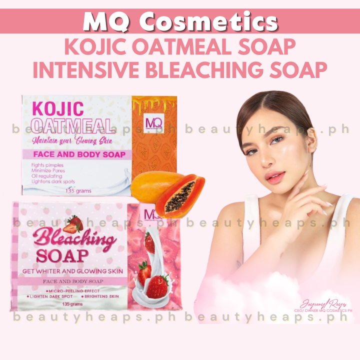 MQ Cosmetics Kojic Oatmeal/ Intensive Bleaching Soap (ONHAND) | Lazada PH