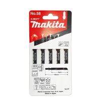 MAKITA รหัส A-86577 ใบจิ๊กซอ NO.58 (T144D)  สำหรับตัดไม้ ตัดแบบเร็ว (5ใบ/แผง)