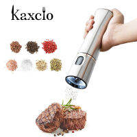 Kaxcio เครื่องบดพริกไทยเกลืออัตโนมัติ,เครื่องบดไฟฟ้าสำหรับสมุนไพรพริกไทยปรับได้สะดวกแกดเจ็ตบดในครัว