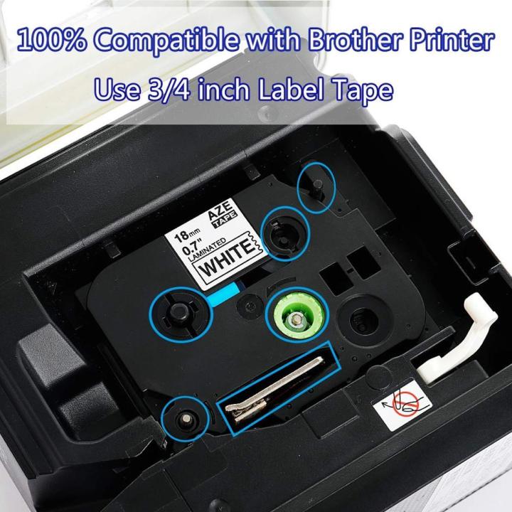 compatible-label-tape-replacement-for-brother-18mm-0-7-inch-tze-241-tz241-laminated-p-touch-label-maker-tape-tze-241