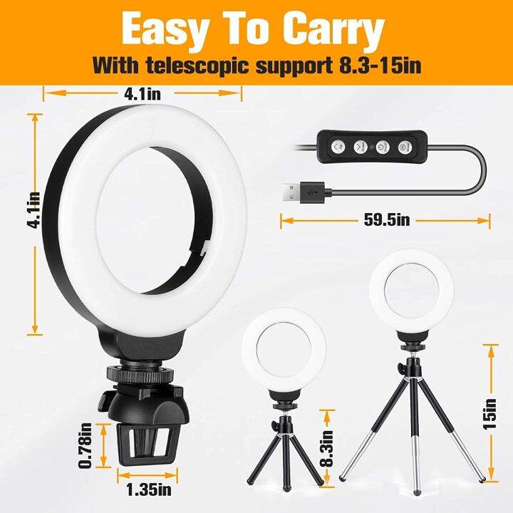 ring-light-for-laptop-computer-video-conference-lighting-zoom-call-lighting-with-clip-and-tripod-webcam-streaming-selfie-makeup