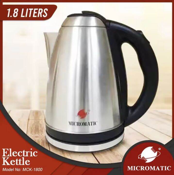 Micromatic Electric Kettle MCK1800 Automatic Kettle 1.8 L Capacity MCK1800 MCK 1800 Lazada PH