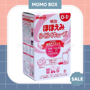 NỘI ĐỊA DATE MỚI Hộp nguyên Sữa MEIJI NHẬT số 0 dạng thanh 27g x 24 dưới