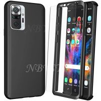 For Xiaomi Redmi Note 10 Pro Max 360 Full Protection Case For Xiaomi Redmi Note 10S Shockproof Cover Anti-knock Funda Glass Capa Electrical Safety