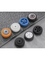 4 Pcs/Lot Casters 1.5 Inch Tpe Wheel Casters/rubber Wheel Wear-resistant Nylon Universal Wheel Accessories Nuts