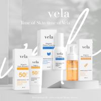 [SET รวม Vera] Vera organic PiteraCalming Moisturizer cream / Vela Organic Aqua Melawhite Hybrid Sunscreen / Vela Organic Rice Cleansing Mousse Foam