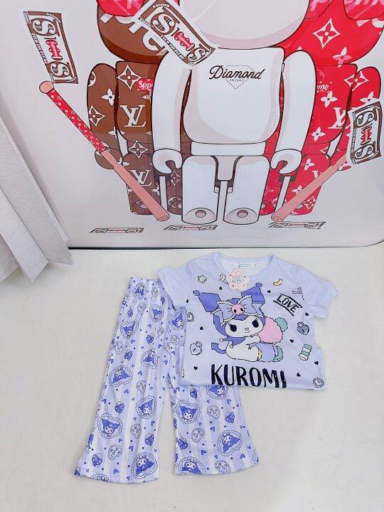 sweetkids-พร้อมส่งจากกทม-เสื้อผ้าเด็กผญ-เสื้อผ้าเข้าชุด-ชุดเซตเด็กหญิง-การ์ตูนน่ารักชุดนอนสำหรับเด็ก-เหมาะสำหรับชุดเด็กหญิงอายุ