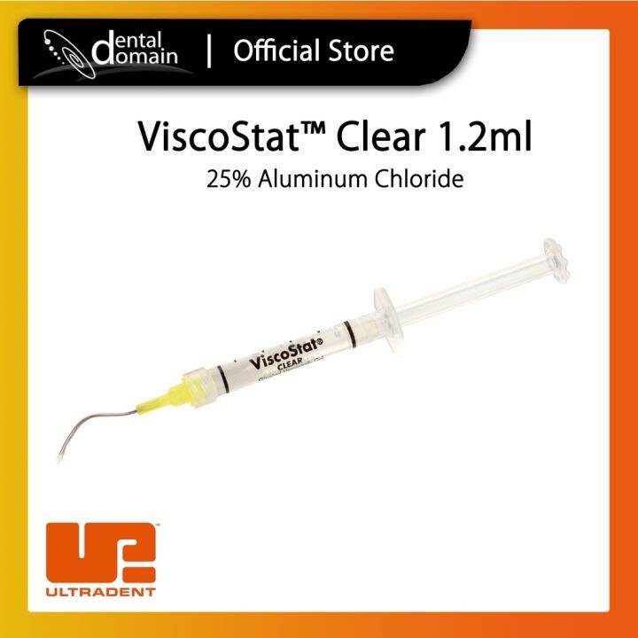 Ultradent Viscostat Clear 25 Aluminum Chloride Hemostatic Agent Dental