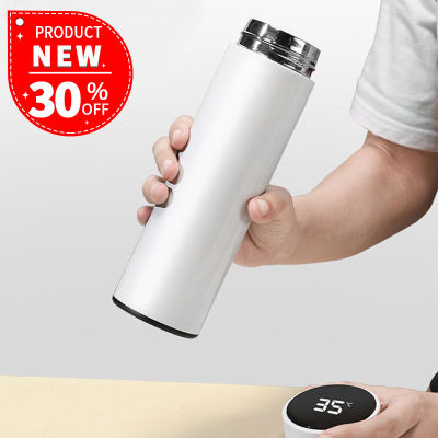 Smart Insulation Cup Male And Female Student Portable High-End Digital Vacuum Water Bottle Creative Simplicity Tea Infuser Large