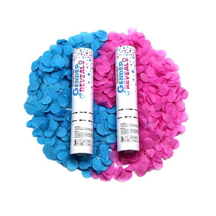 Gender reveal confetti party poppers Lazada PH