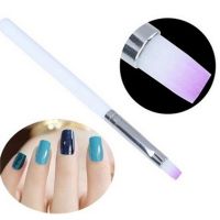 sunkepo6392 2pcs DIY acrylic UV GEL Nail Art Design ปากกาขัดสีแปรงเล็บเครื่องมือ