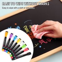 【YD】 Magnetic Chalks with Tape Durable Lasting Painting for Planning Board