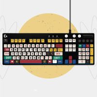 Mechanical Keyboard Sticker For Logitech G610 G810 Button Sticker Gaming Keyboard Film Protective Skin Accessories Dust-proof Basic Keyboards