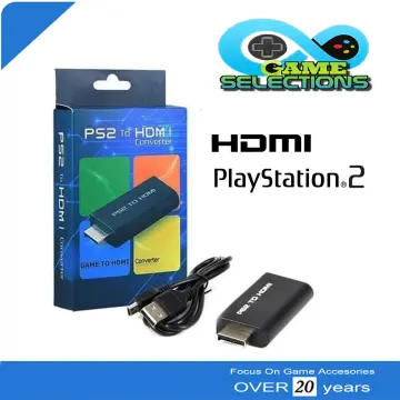 PS2 to HDMI 1080P Video Converter Adapter with 3.5mm Audio Output HDTV  Monitor