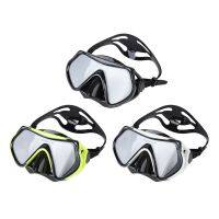 Swimming Goggles Diving Goggles Silicone Belt Fall Resistant Tempered Glass Lenses Non Fog for Outdoor Goggles