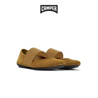 CAMPER รองเท้าลำลองหนังกลับ ผู้หญิง รุ่น RIGHT NINA สีน้ำตาล ( CAS - 21595-218 )