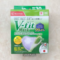 V Fit Mask หน้ากากอนามัย V-FIT  กล่อง 30 ชิ้น IRIS OHYAMA