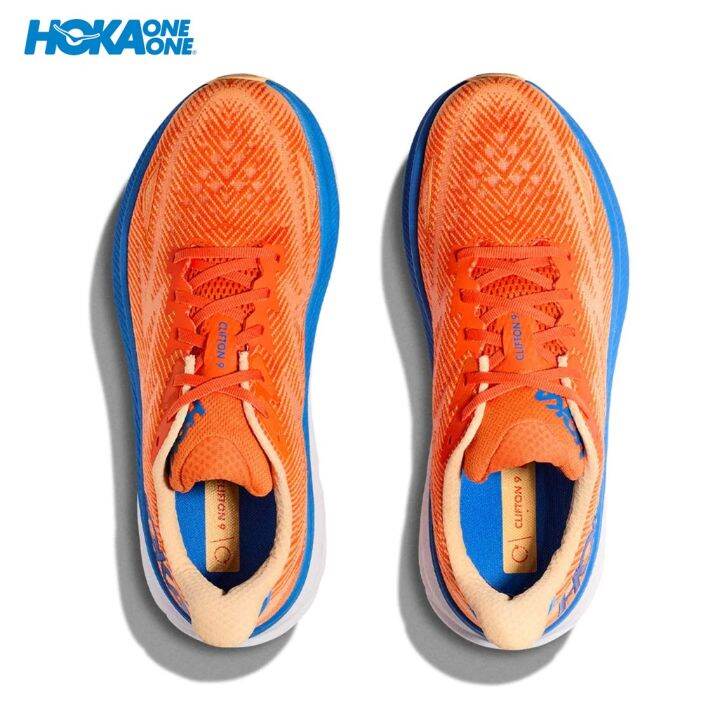 รองเท้าวิ่ง-hoka-men-s-clifton-9-wide-vibrant-orange-impala-1132210-voim