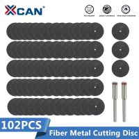 XCAN 102pcs Metal Cutting Disc with 1/8 39; 39; Mandrel Metal Cut off WheelAbrasive DiscCircular Saw Blade for Dremel Rotary Tool