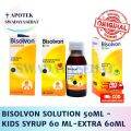 BISOLVON SOLUTION LARUTAN 50ML - KIDS SYRUP 60 ML - EXTRA 60ML - Obat ...