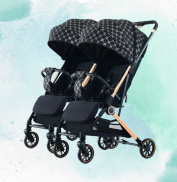 Xe đẩy đôi tách rời em bé du lịch BABY F188 từ sơ sinh đến 3 tuổi siêu gọn